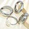 Exaggerated Ins Heavy Industry Design Sense Metal Smooth Surface Bracelet Geometric Personality Wide Bracelet Bracelet
