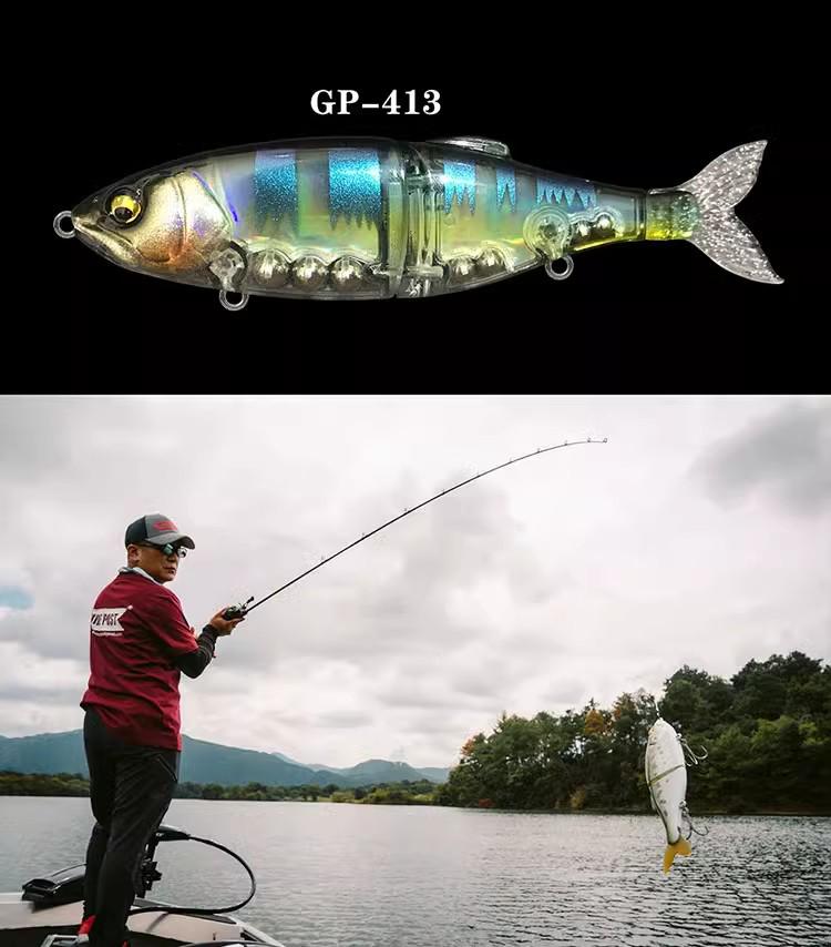 GUIDEPOST Trout & Bass Lure 4.5g/32g - Small/Large Competition Black Pit