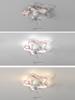New Kids Fan Ceiling Lamp Princess Room Aircraft Boys Girls Bedroom Study Fanner Chandelier Lighting