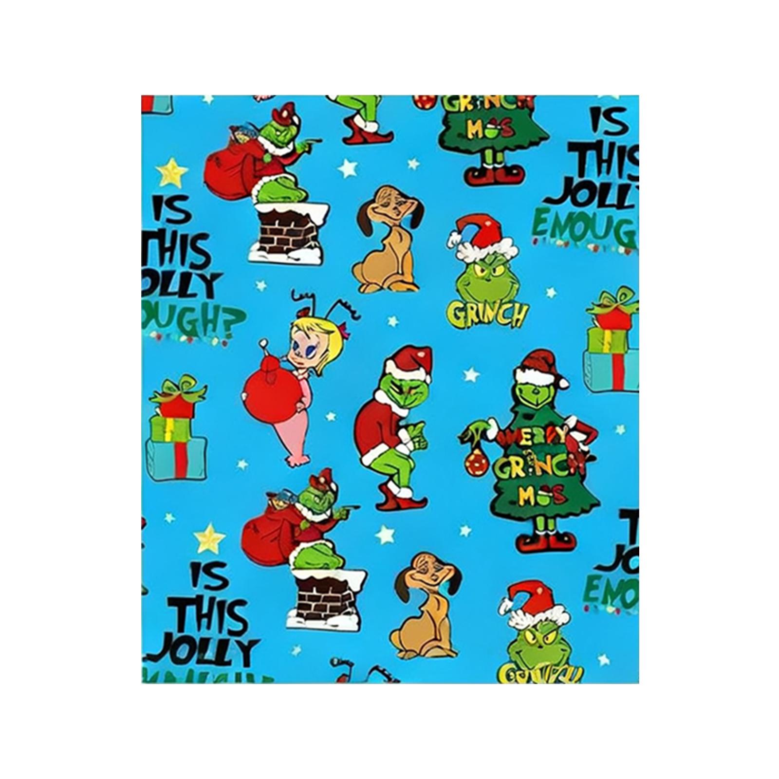 

Christmas Gift Wrapping Paper Roll Set, Featuring Various Christmas-themed Patterns, Suitable For Christmas, Holidays, Parties, And Other Occasions. One Size