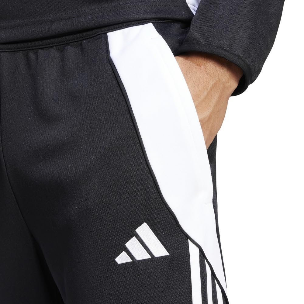 Adidas Soccer Jersey Tiro 24 Training Size M Bottoms, Pants, Men's, KNS66, Black/White (IP1952),