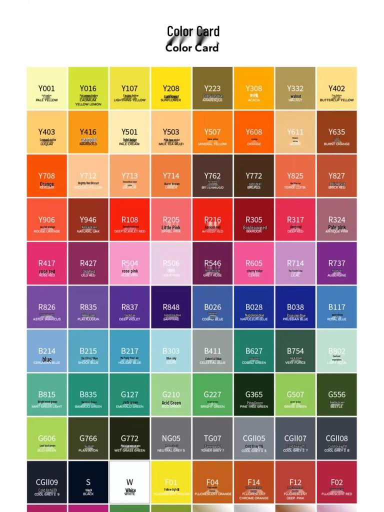 STA 1000 Waterproof Acrylic Marker - 100 Color Opaque Rainbow DIY Graffiti Pen