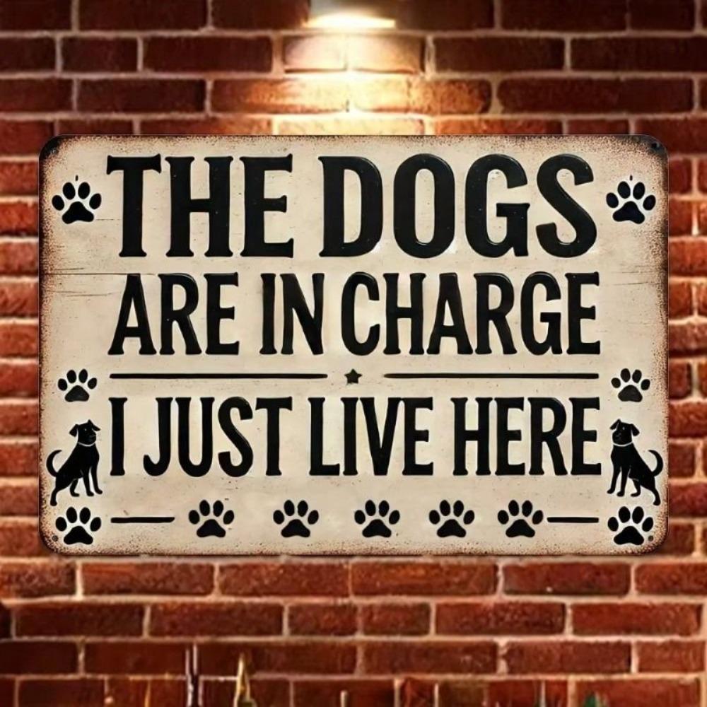 Vintage Metal Tin Sign Dog Lovers Wall Art Decor Joom