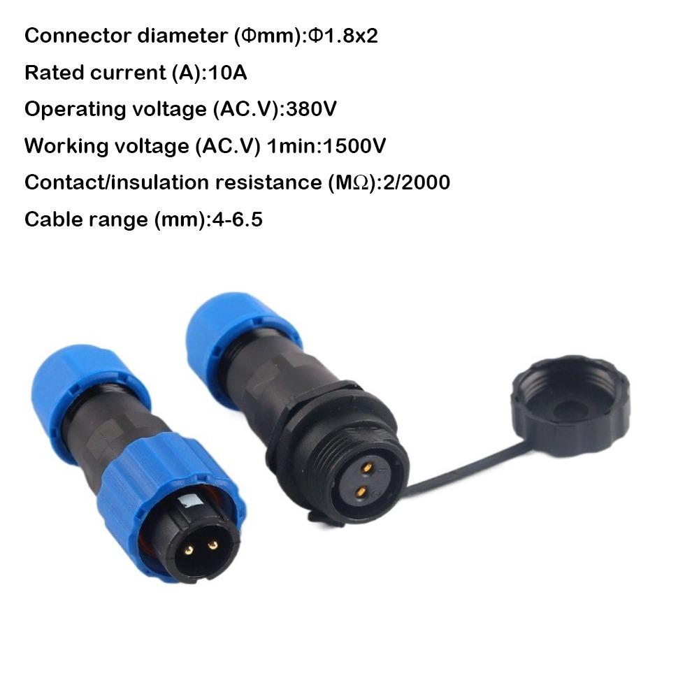 SP13 Waterproof Connector Docking Connector Socket Plug Male Female Plug Socket  Electrical