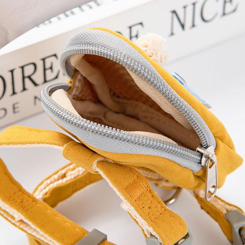 Adjustable Dog & Cat Leash - Secure Anti-Breakaway Chest Strap for Outdoor Walking & Pet Backpack Use Pet Accessories