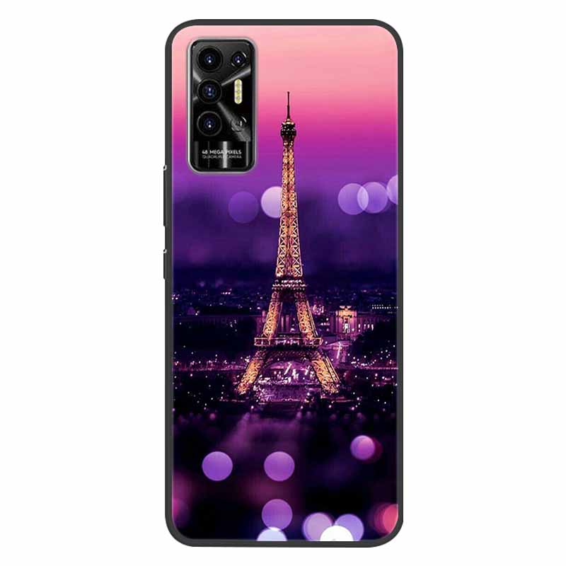 For Tecno Pova 2 Case Pova2 Shockproof Soft silicone TPU Back Cover For Tecno Pova 2 Phone Cases Pova2 2021 Case Cute Cartoon