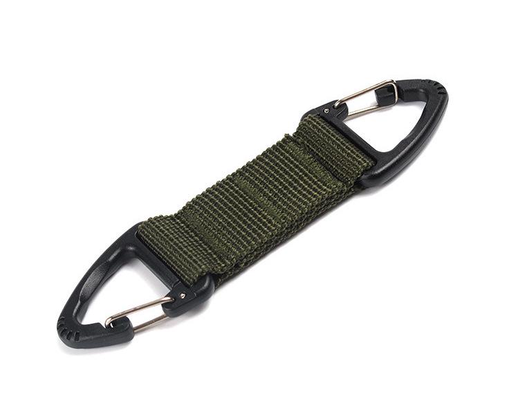 Taktická venkovní nylonová závěsná přezka na láhev - Multifunkční klip na láhve na vodu