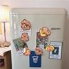Kawaii Capybara Magnetic Refrigerator Sticker Cute Refrigerator Decoration Sticker Creativity Family Decoration Artware Gifts