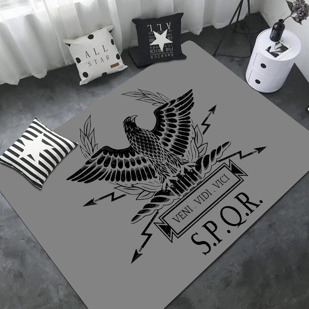 Roman SPQR Printed Floor Mat Rectangle Anti-slip Home Soft Badmat Front Door Indoor Outdoor Mat Modern Home Decor