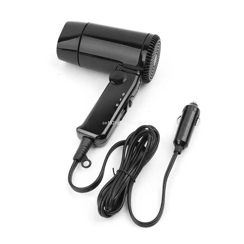 

Portable 12v Car-styling Hair Dryer Cold Folding Blower Window Defroster Drop Shipping