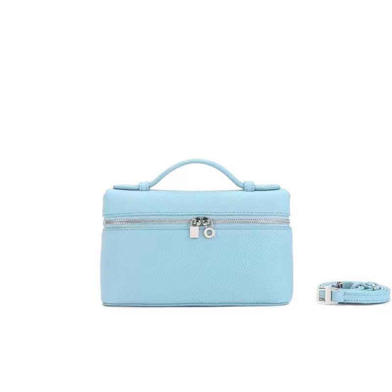 Leather Handbag Female, Versatile Shoulder Crossbody Lychee Pattern Calfskin Bag Hair