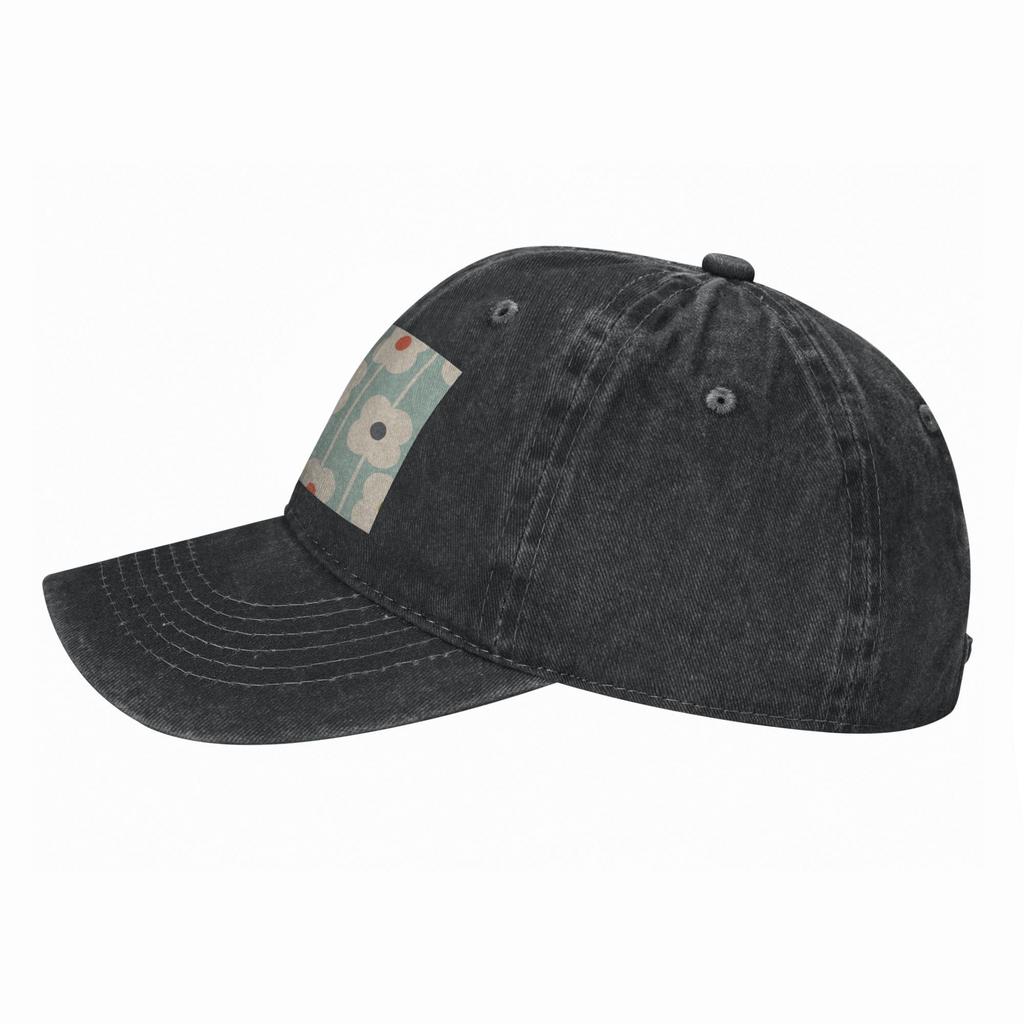 orla kiely multi stem Denim Fabric Cap Casual Baseball Caps Adjustable Hat Summer Unisex Baseball Hats