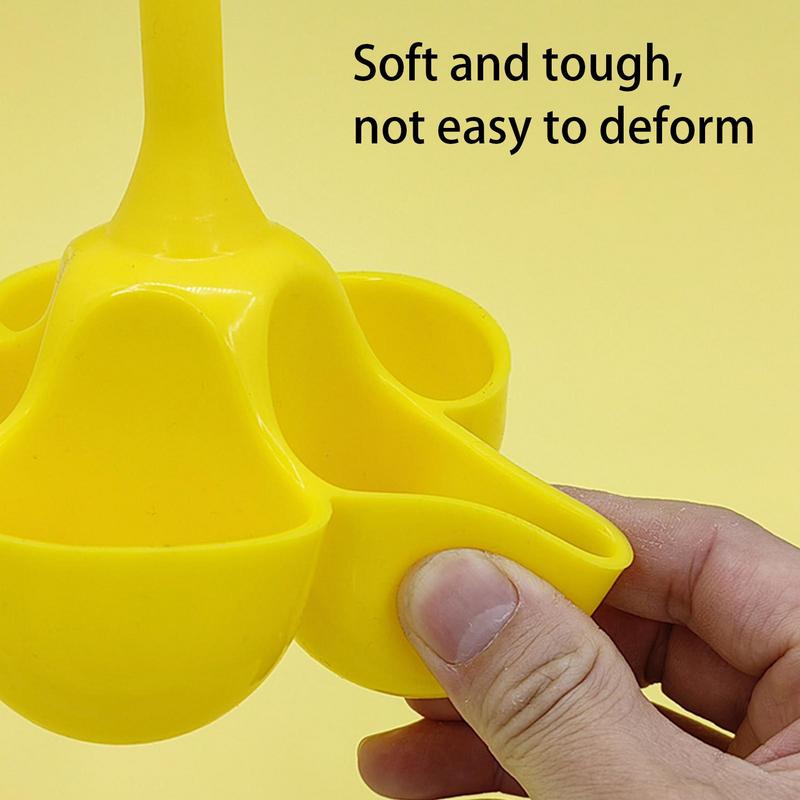 Egg Boiler Holder Heat-resistant Silicone Egg Steamer Tray With 5 Grids Eggs Poaching Boiling Cooker Rack Kitchen Egg Tools