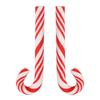 Good-150Pcs Red And White Handmade Christmas Candy Cane Kawaii Miniature Food Dollhouse Home Decor