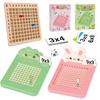 Primary School Math Children'S Educational 99 Multiplication Operation Table, Early Education 99 Multiplication Formula Table Board Game Toys