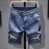 Zomer Dunne Denim Shorts Heren Jeans Heren Rechte Losse Denim Casual Broek