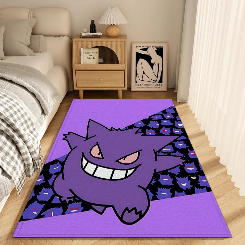 Fashion Entrance Mat Living Room P-Pokemon Rugs Decoration G-gengar Bedrooom Carpet for Kitchen Balcony Doormat Front Door Bath