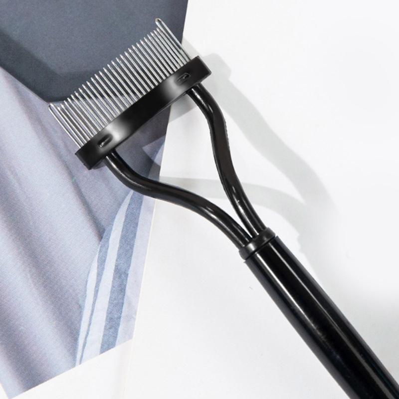 Separatore Ciglia Pettine per Ciglia Pennello Mascara Pennello Separatore Ciglia Pettine per Mascara Applicatore Mascara Curvo