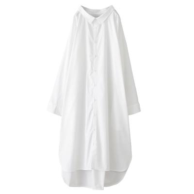 Long Maxi Shirt Long Solid Plus Loose Perfect for Outings One Size Fits n'OrLABEL Women's Dress, Dress, Sleeves, Button-Down, Color, A-Line,