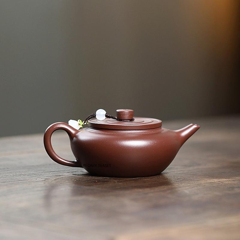 110ml Yixing Purple Clay Teapot Famous Handmade Small Capacity Tea Pot Zisha Kettle Chinese Teaware Tea Ceremony Customized