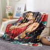 1PC Nico Robin Patterned Flannel Blanket Suitable For All Seasons For Home Decor Warmth And Comfort Gifts Holiday Present