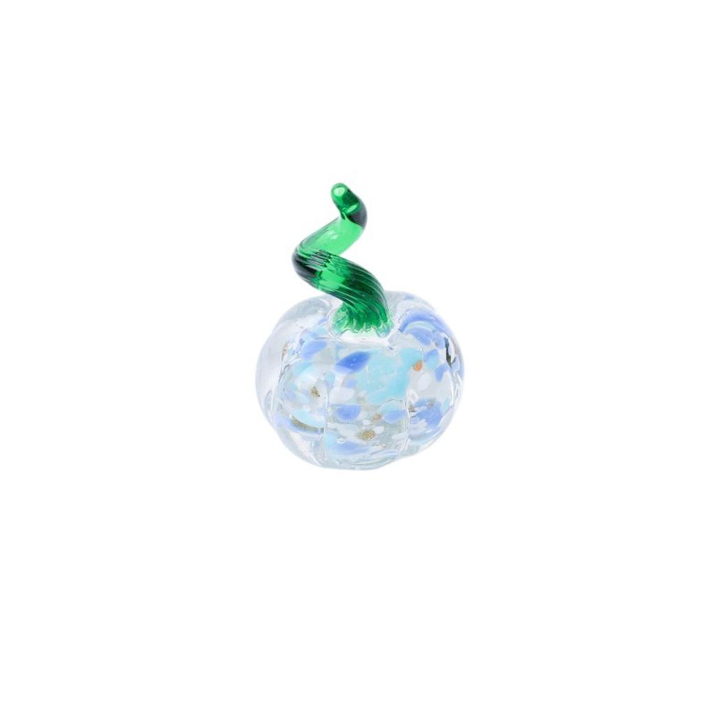 Pumpkin Shaped Desktop Glass Decoration, Living Room Desk, Home Decor, Colorful Pumpkin Spherical Glass Decoration