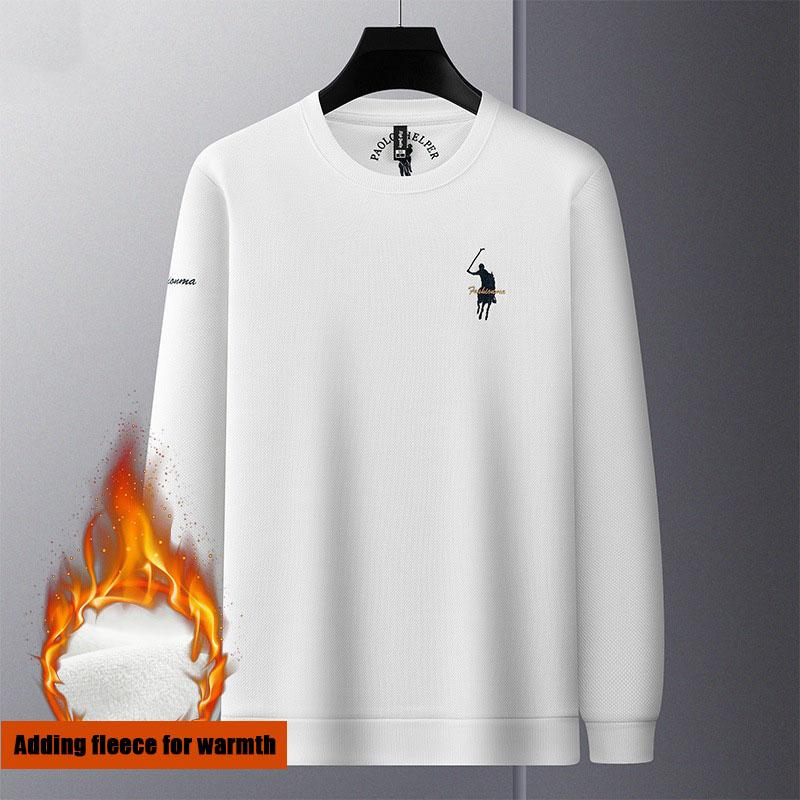 Новый универсальный повседневный деловой свитер на весну и осень для мужчин с воротником-стойкой и длинными рукавами, повседневный свитер с капюшоном из жаккардовой вязки 3XL