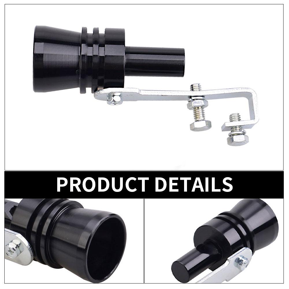 Vehicle Refit Device Exhaust Pipe Turbo Sound Whistle Car Turbmuffler Universal Sound Simulator Car Turbo Sound Whistle S/M/L/Xl