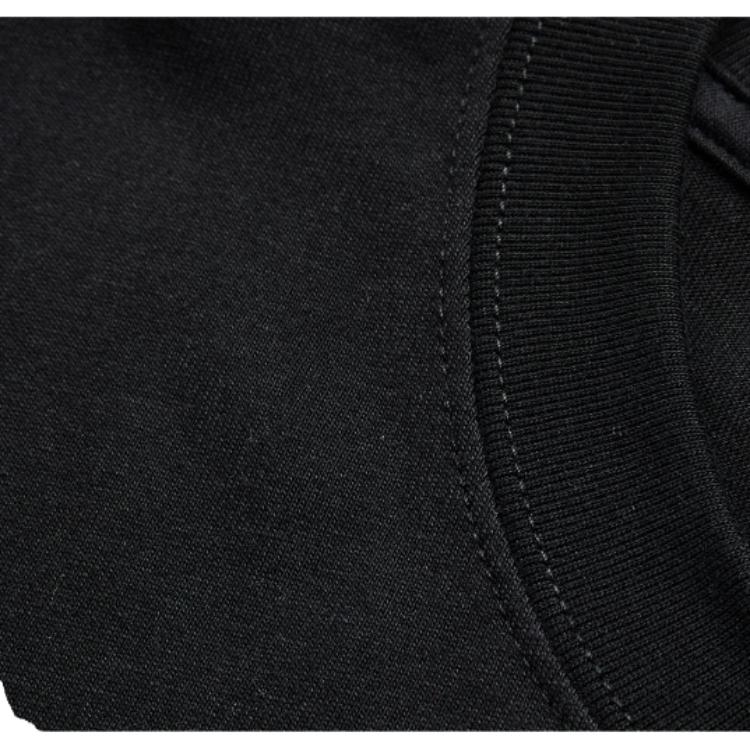 Li-Ning Sports Trend Series Letter Print Round Neck Comfortable Breathable Short Sleeve T-Shirt Men Tops Black AHSUB93-2