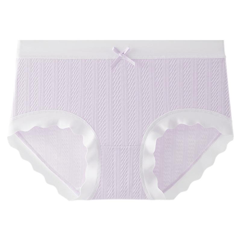 Roupa íntima antibacteriana de algodão puro para meninas - Classe A, Idades 8-16, Shorts Triângulo