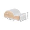 Pilates Spine Corrector PU Leather Wooden Stepped Design