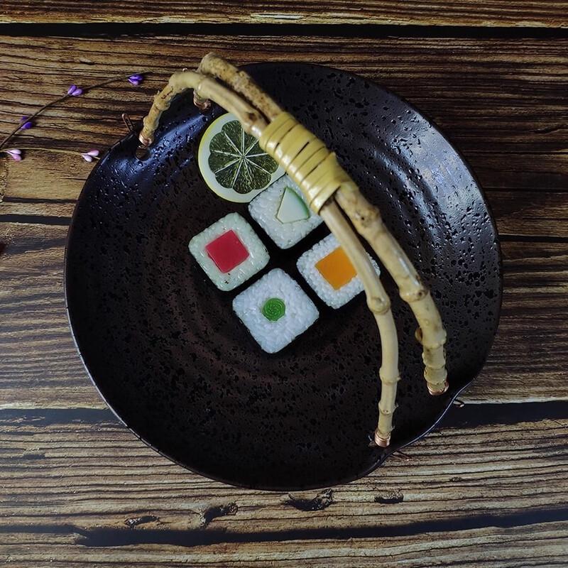 8-inch Green Melamine Serving Tray