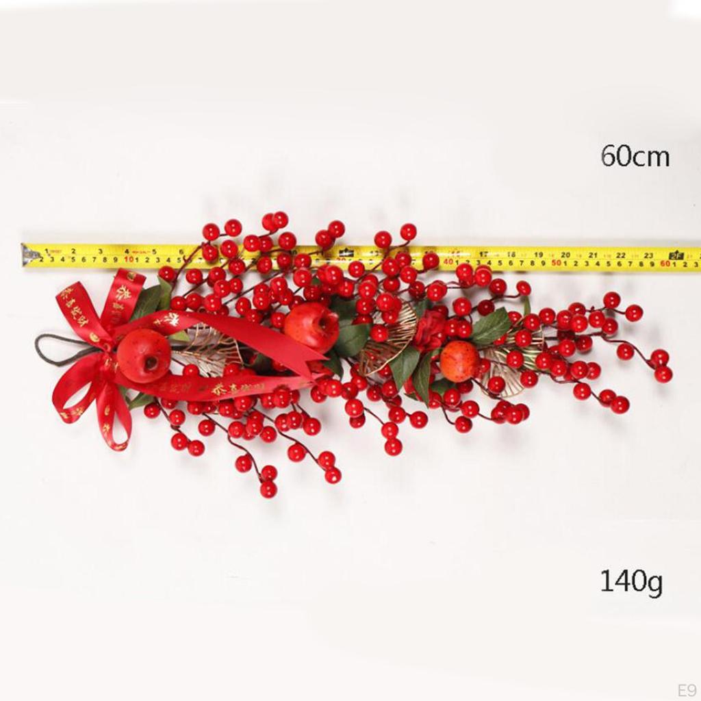 Chinese Year Decoration Oriental Handcraft Metal Wreath Traditional Hanging Ornamental Pendant