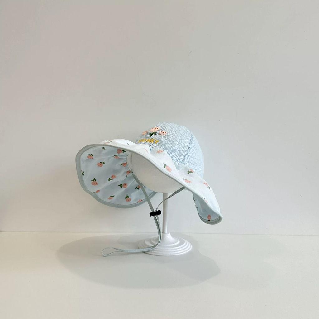 Summer Kids Sun Hat With Wide Brim Beach Shade For Toddler Girls Boys