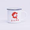 Private Personality Sub Mini Teacup Ceramic Water Cup Creative Small Nostalgic Retro Imitation Enamel Cup Teacup