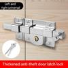 Thickened fence door cross key old-fashioned exterior lock anti-theft door wooden door lock mechanical pin lock door ruler lock