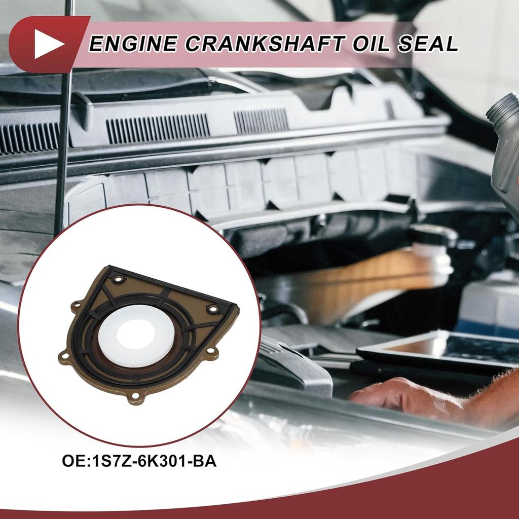 1 Pc Engine Crankshaft Oil Seal with Flange for FORD ESCAPE for MUSTANG FOCUS for MAZDA Rear Main Seal No.1S7Z-6K301-BA