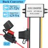 YBBOTT to 12V 5A Auxiliary Voltage Suitable for Indoor and Outdoor Use with Monitoring DC/DC 24V/48V/60V Step-Down Converter, 17V-72V 60W, Step-Down