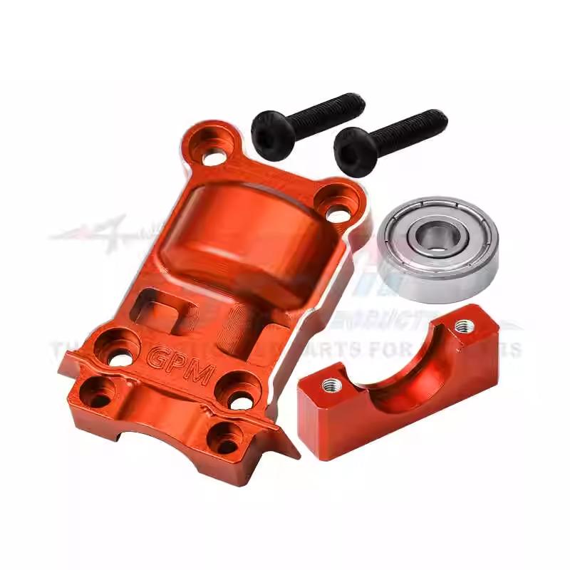 GPM for Traxxas 1/6 XRT 1/5 X-MAXX Ultimate 6S 8S Monster Truck RC Car Metal Extended Large Bearing Rear Gear Cover 7787 7887