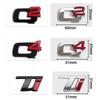 3D ABS Błyszczący srebrny Czarny Q2 Q4 Ti Veloce Giulia Stelvio Emblemat na klapę bagażnika Naklejki samochodowe Akcesoria dla Alfa Romeo