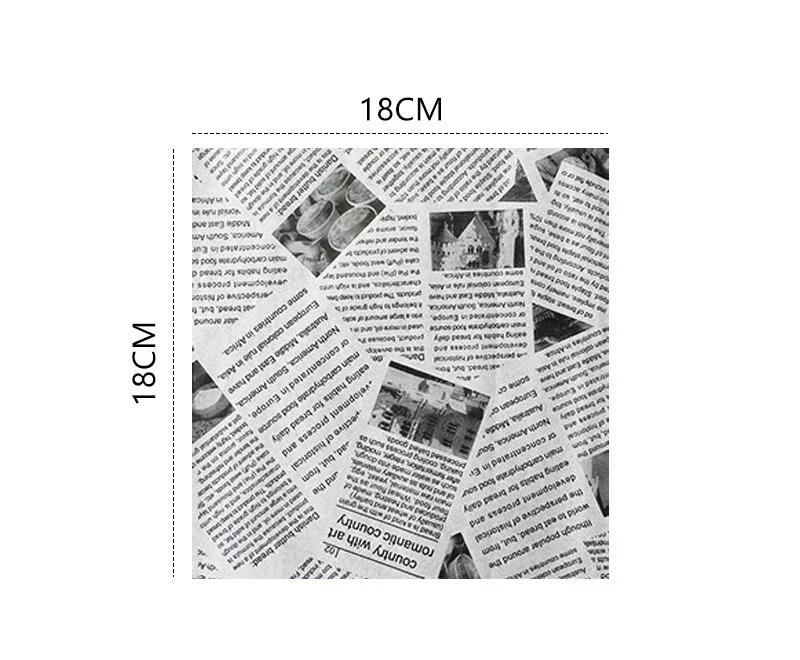 100/1000 Pcs Oil-Proof Paper for Wrapping Burger Bread Fried Food Sandwich Packaging Fryer Air Baking Paper Plate  Accessories