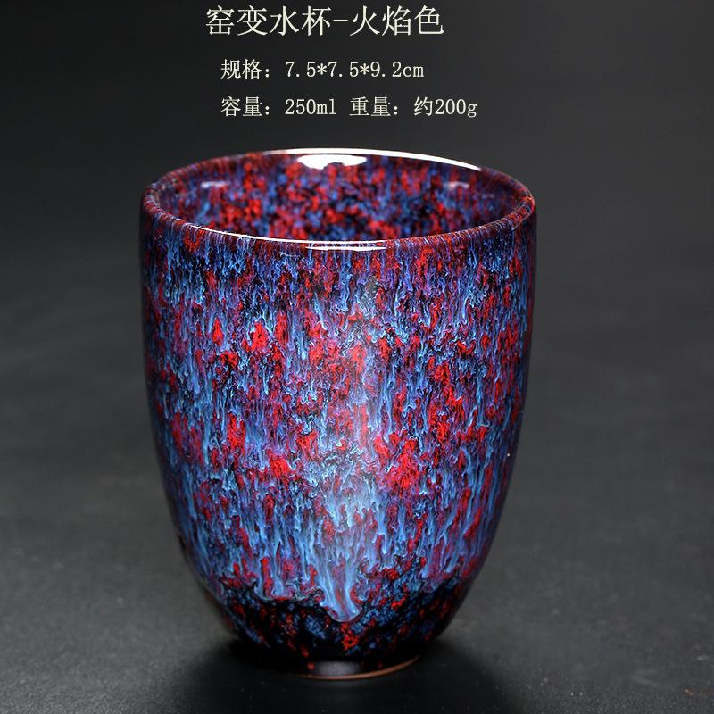 Wholesale Reusable 150ml Chinese Kung Fu Kiln Change Ceramic Home Tea Cup Japanese Style Ceramic Clay Tea Service Cup