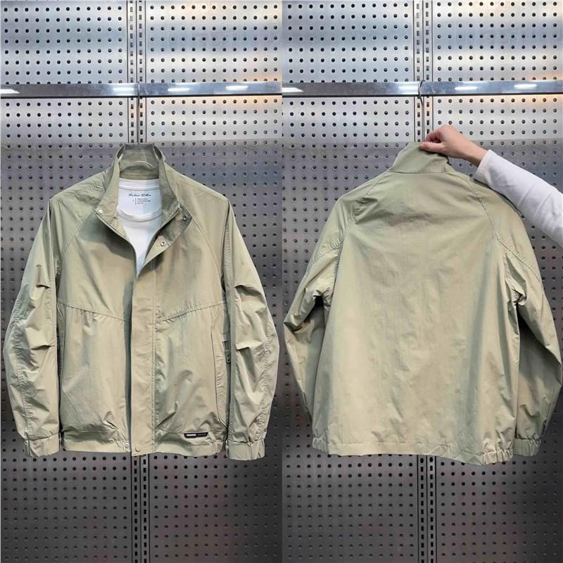 Men s Trendy Stand-up Collar Casual Jacket - Versatile, Loose, Comfortable Design for Autumn/Winter Medium