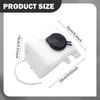 Excavator Windshield Washer Fluid Reservoir,Wiper Reservoir Tank Repair Replaces Maintenance Water