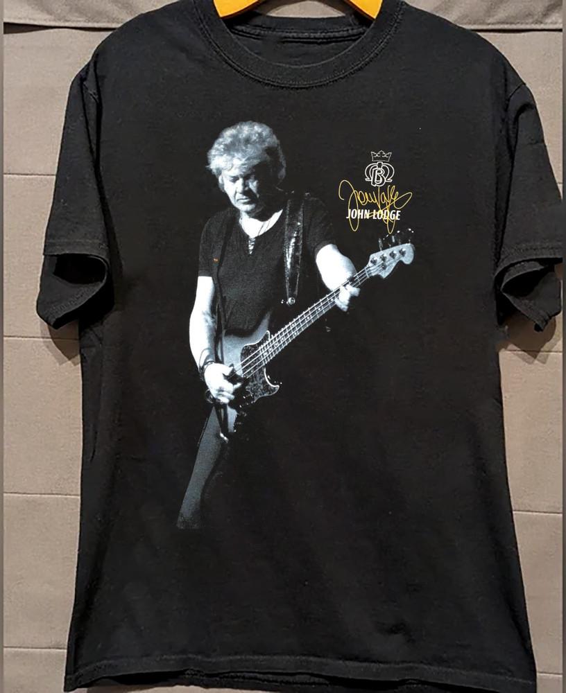 The Moody Blues John Lodge Signed T Shirt All Size S-5XL HH1037 Unisex T-Shirt S