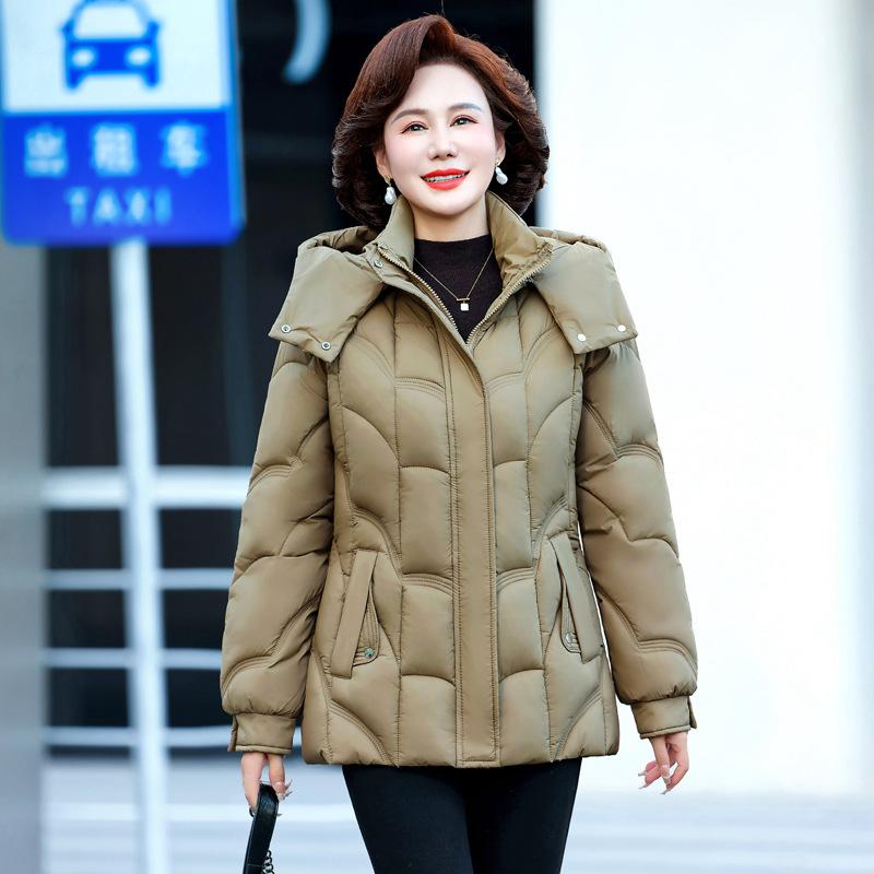 

Зимняя пуховая хлопковая куртка 2025 года, утолщенная укороченная стеганая куртка, женская теплая хлопковая куртка на осень и зиму XL