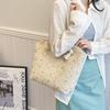 Large Capacity Fashion Korean Version Woven Handbag 2025 Spring New Versatile Ins Shoulder Armpit Bag Tote Bag