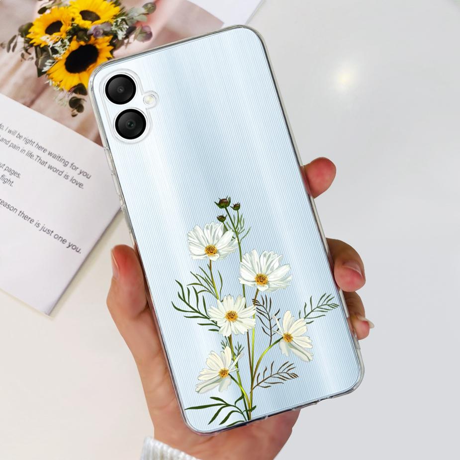 Für Samsung Galaxy A06 4G Hülle SM-A065F Neue Mode Bemalte Abdeckung Klare Silikon Weiche TPU Handyhülle Für Samsung A06 A 06 Fundas