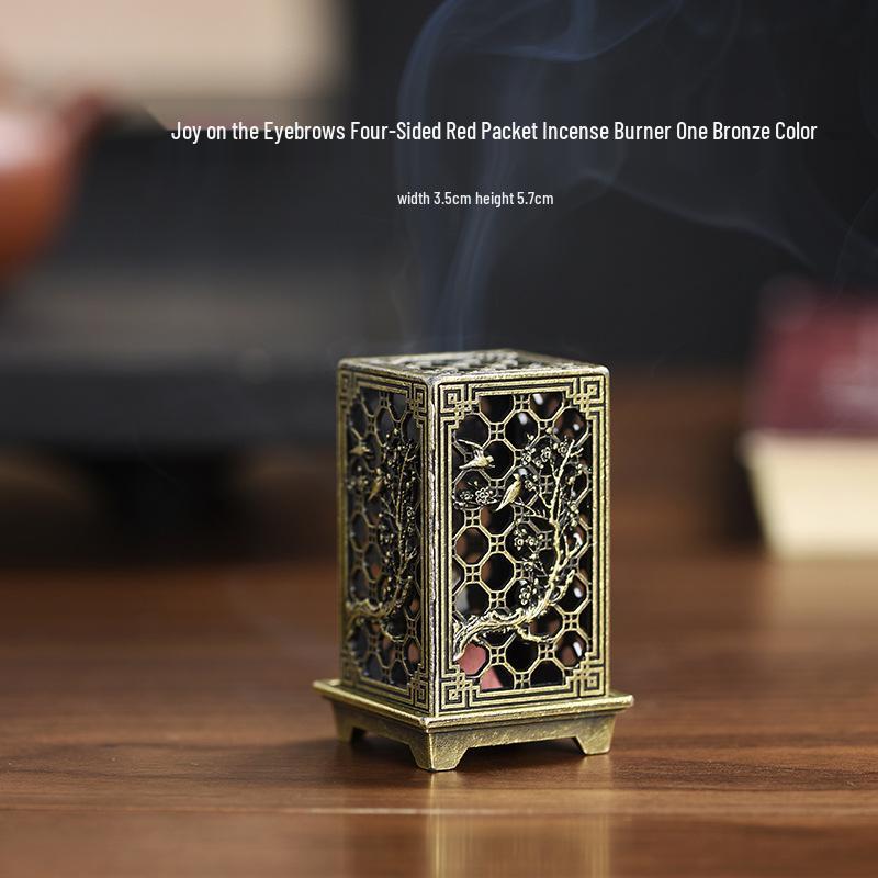 Auspicious Clouds Sandalwood & Agarwood Coil Incense for Indoor Aromatherapy - Long-lasting Deodorizing Incense Burner Censer
