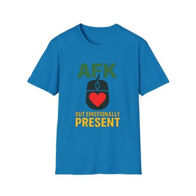 Unisex Softstyle T-Shirt AFK  Funny Computer Mouse Graphic